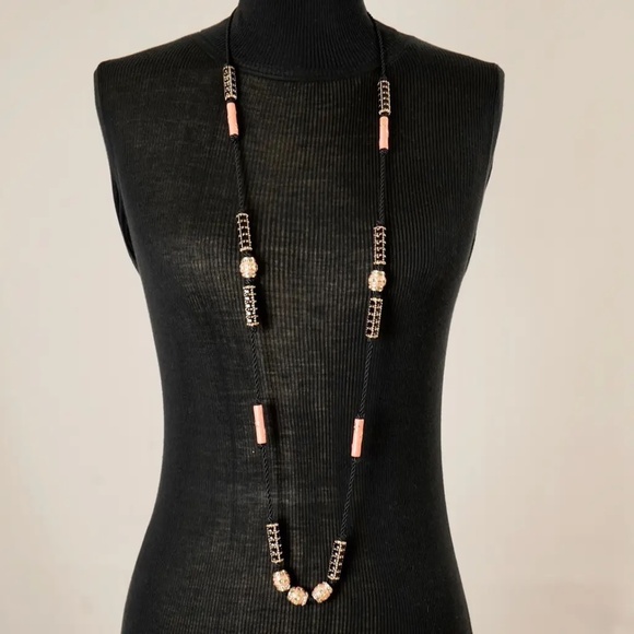 Chanel Pink Enamel Necklaces - Picture 5 of 9